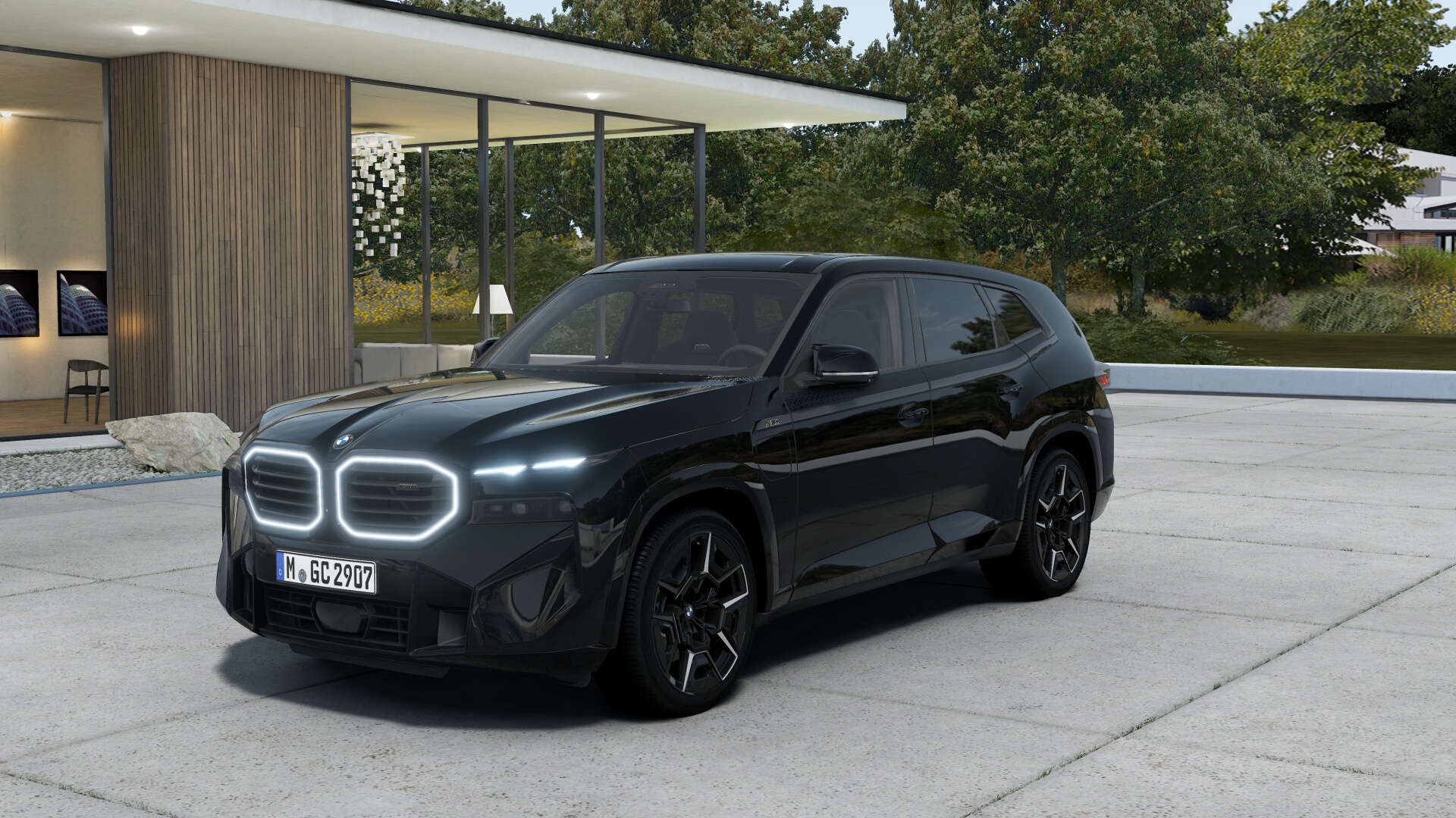 BMW XM | V8 biturbo hybrid 650 koní | nové auto ve výrobě | dodání září 2023 | černo-černá specifikace | maximální výbava | super cena | nákup online na AUTOiBUY.com